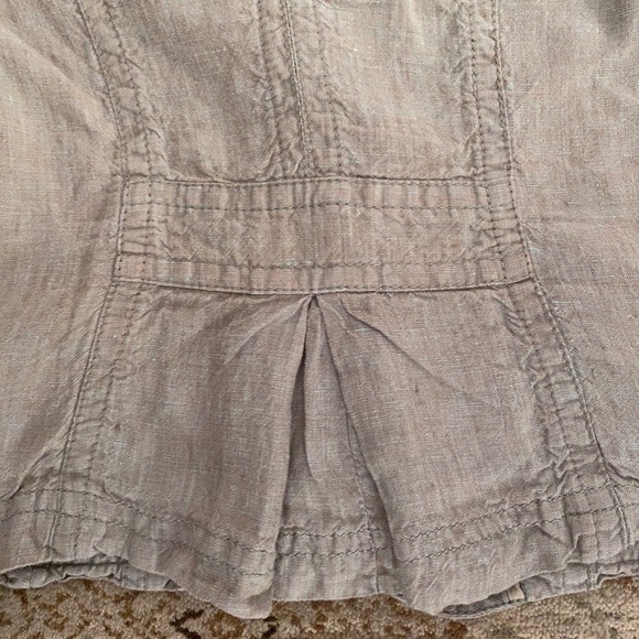 Light Green Beige Jacket with Pocket Details Sz S - Picture 8 of 16